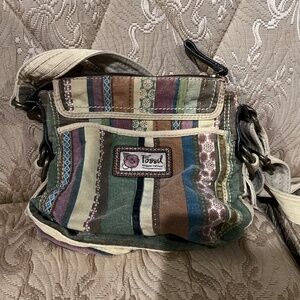 Fossil Modern Vintage Fabric Purse